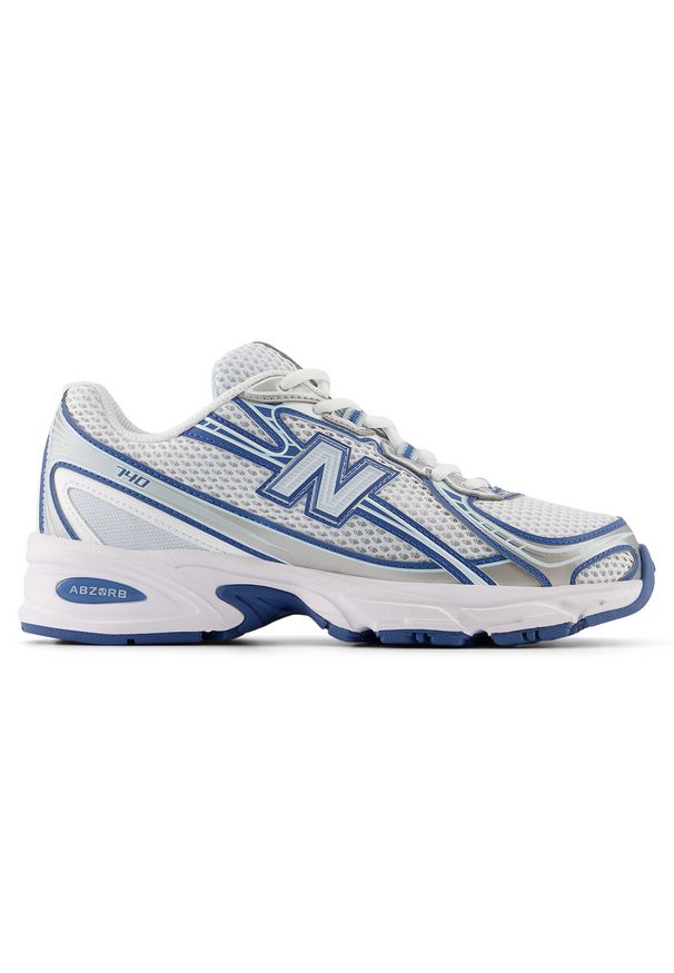 Buty unisex New Balance U740LB2 – niebieskie. Kolor: niebieski. Materiał: materiał, syntetyk. Szerokość cholewki: normalna. Sezon: lato. Sport: turystyka piesza