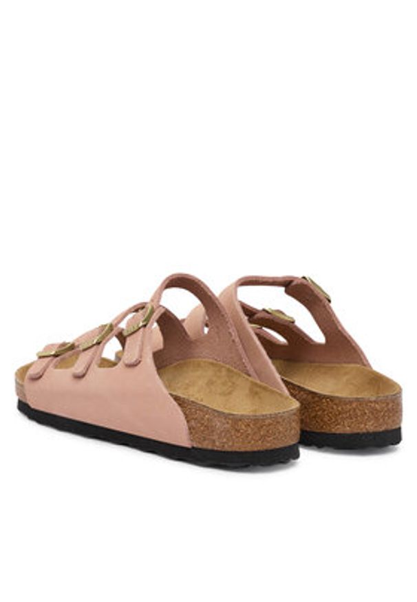 Birkenstock Klapki Florida Fresh 1031813 Różowy. Kolor: różowy. Materiał: skóra, nubuk