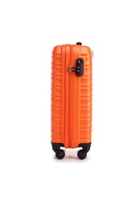Wittchen - Mała walizka z zawieszką pomarańczowa. Kolor: pomarańczowy. Materiał: guma #7