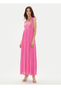 Gina Tricot Sukienka letnia 22141 Różowy Regular Fit. Kolor: różowy. Materiał: syntetyk. Sezon: lato #1