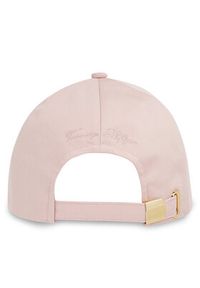 TOMMY HILFIGER - Tommy Hilfiger Czapka z daszkiem Elevated Chic Soft Cap AW0AW17138 Różowy. Kolor: różowy. Materiał: materiał, bawełna