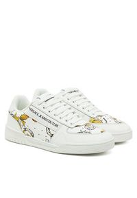 Versace Jeans Couture Sneakersy 78YA3SD4 Biały. Kolor: biały. Materiał: skóra #5