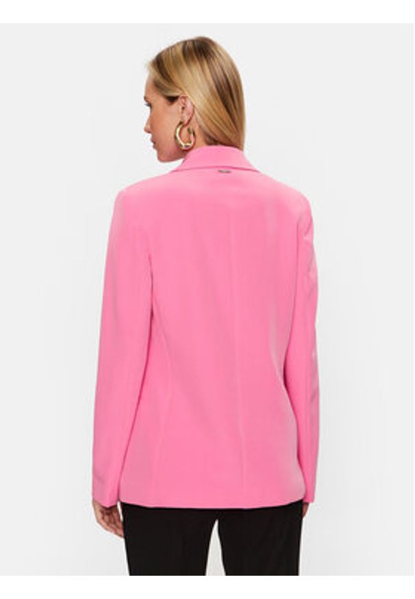 Liu Jo Marynarka WA3433 T7896 Różowy Regular Fit. Kolor: różowy. Materiał: syntetyk