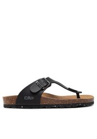CMP Japonki Eco Mymosa Wmn Flip FLop 3Q91036 Czarny. Kolor: czarny. Materiał: skóra #5