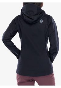 Kurtka przeciwdeszczowa damska Black Diamond Fineline Stretch Shell. Kolor: czarny. Sport: turystyka piesza