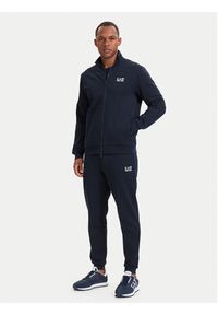 EA7 Emporio Armani Spodnie dresowe 8NPP64 PJVTZ 1562 Granatowy Regular Fit. Kolor: niebieski. Materiał: bawełna #2