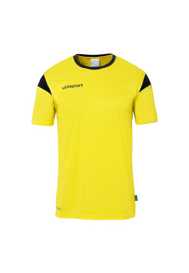 UHLSPORT - Koszulka dla dzieci Uhlsport Squad 27. Kolor: czarny, żółty, wielokolorowy. Materiał: jersey. Wzór: kolorowy, napisy. Sport: piłka nożna