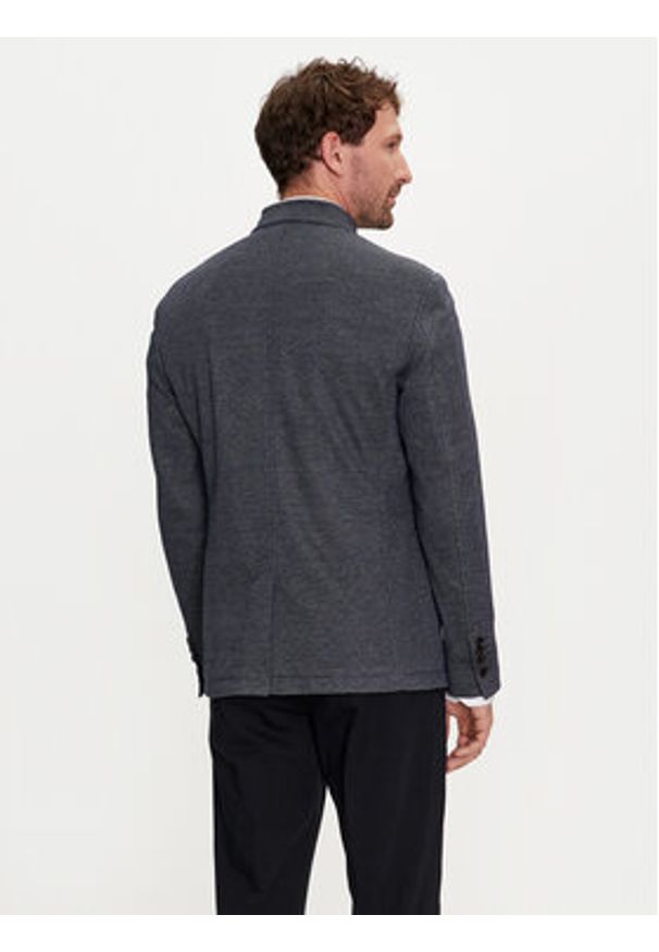 JOOP! Marynarka 17 JB-100Hiro-J6 30042858 Niebieski Slim Fit. Kolor: niebieski. Materiał: bawełna, syntetyk