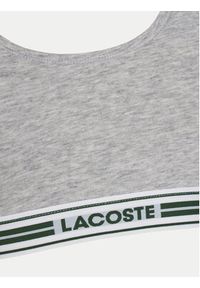 Lacoste Biustonosz top IF8179 Szary. Kolor: szary. Materiał: bawełna