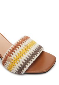 Love Moschino - LOVE MOSCHINO Klapki JA28225G0OJQA20A Kolorowy. Materiał: materiał. Wzór: kolorowy #4