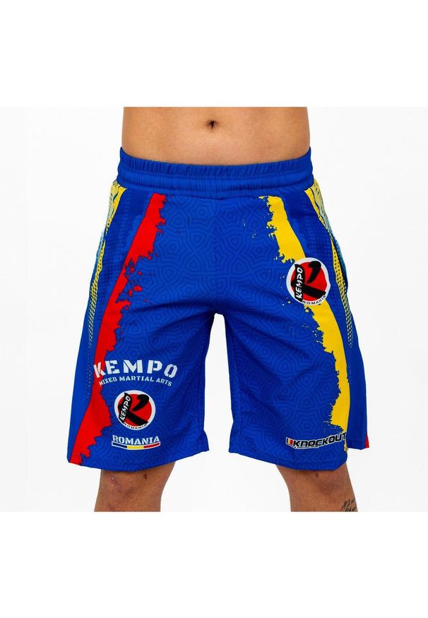 KNOCKOUT - Krótkie spodenki Kempo Rumunia. Kolor: wielokolorowy. Długość: krótkie