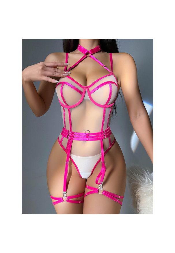 Intica - Body z kompletem na specjalne okazje Aga. Kolor: niebieski. Materiał: materiał