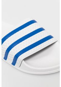 adidas Originals Klapki męskie kolor biały. Kolor: biały. Materiał: guma #3