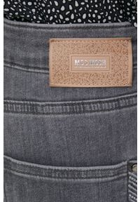 Mos Mosh jeansy Summer Slate damskie high waist. Stan: podwyższony. Kolor: szary #3