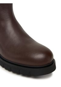Tommy Jeans Sztyblety Tjw Chelsea Leather Boot EN0EN02825 Brązowy. Kolor: brązowy. Materiał: skóra #4