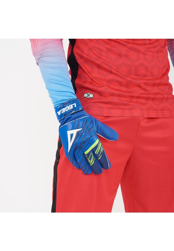 LEGEA - Rękawice Legea Keylor Dorosłych. Kolor: niebieski. Sport: piłka nożna