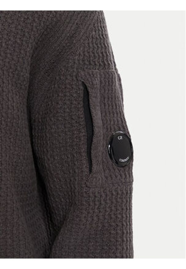 C.P. Company Sweter 19CMKN018A005558G Szary Relaxed Fit. Kolor: szary. Materiał: bawełna