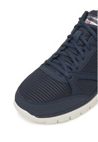 skechers - Skechers Sneakersy BURNS 8790117 NVRD Granatowy. Kolor: niebieski. Materiał: materiał #4
