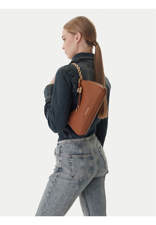 MICHAEL Michael Kors Torebka 32R6GY5W8L Brązowy. Kolor: brązowy. Materiał: skórzane