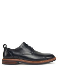 Clarks Półbuty Aldwin Lace 26183981 Czarny. Kolor: czarny. Materiał: skóra