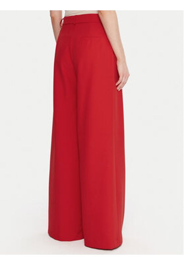 Maryley Spodnie materiałowe 25IB579/43MA Czerwony Regular Fit. Kolor: czerwony. Materiał: syntetyk
