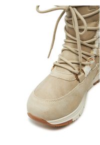 Kimberfeel Śniegowce Wanda Beżowy. Kolor: beżowy. Materiał: skóra #2