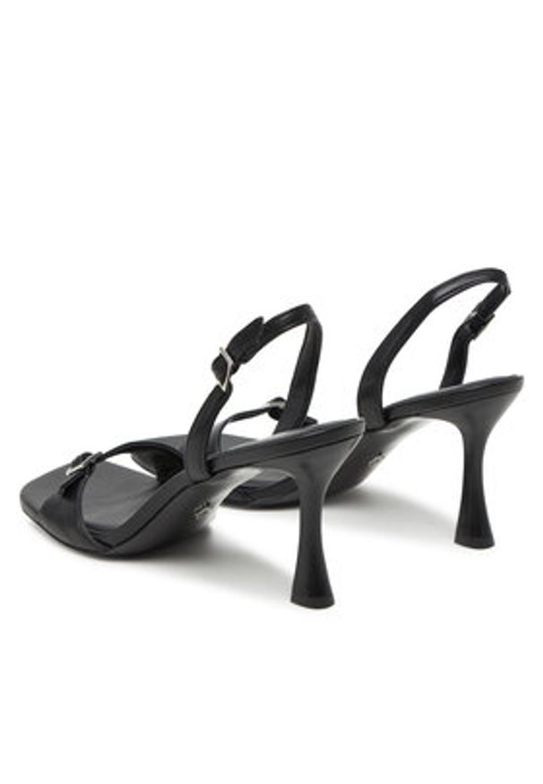 Aldo Sandały Farlie 13966795 Czarny. Kolor: czarny. Materiał: skóra