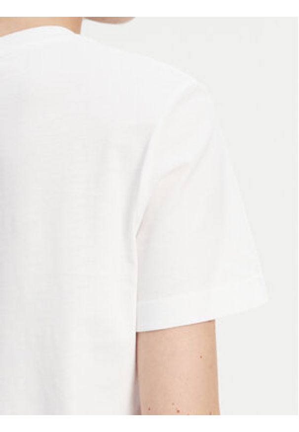 Calvin Klein T-Shirt LV044C905G Biały Regular Fit. Kolor: biały. Materiał: bawełna