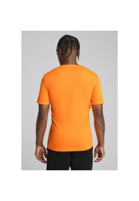 Puma - Męska koszulka z grafiką individualRISE PUMA Heat Fire Orange. Kolor: żółty, pomarańczowy, wielokolorowy