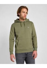 Lee - LEE MĘSKA BLUZA PLAIN HOODIE MERCANTILE GREEN 112355733 L80Y008526