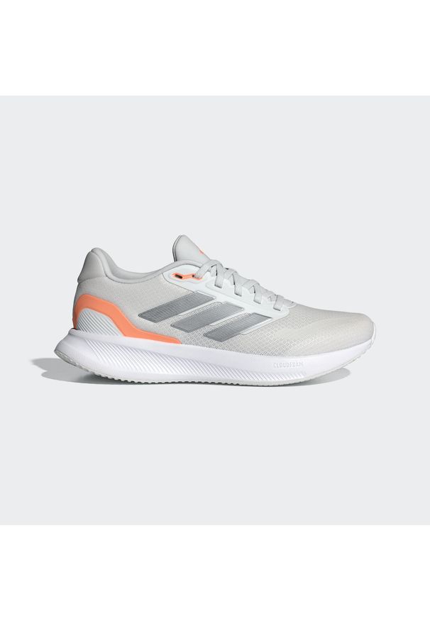 Adidas - Buty Runfalcon 5 Running. Okazja: na co dzień. Kolor: szary, pomarańczowy, biały, wielokolorowy. Sport: bieganie