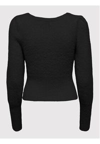 only - ONLY Sweter Lella 15260678 Czarny Slim Fit. Kolor: czarny. Materiał: syntetyk #6