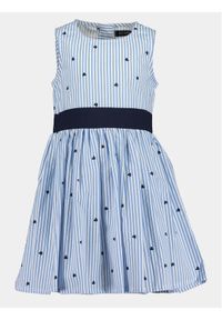 Blue Seven Sukienka letnia 734131 X Niebieski Regular Fit. Kolor: niebieski. Materiał: bawełna. Sezon: lato