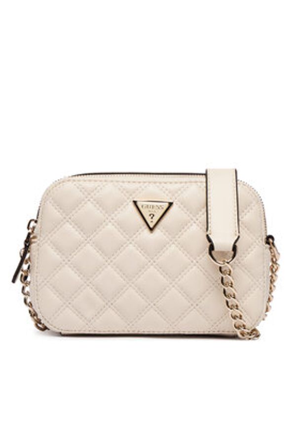 Guess Torebka HWQG96 73140 Kremowy. Kolor: kremowy. Materiał: skórzane