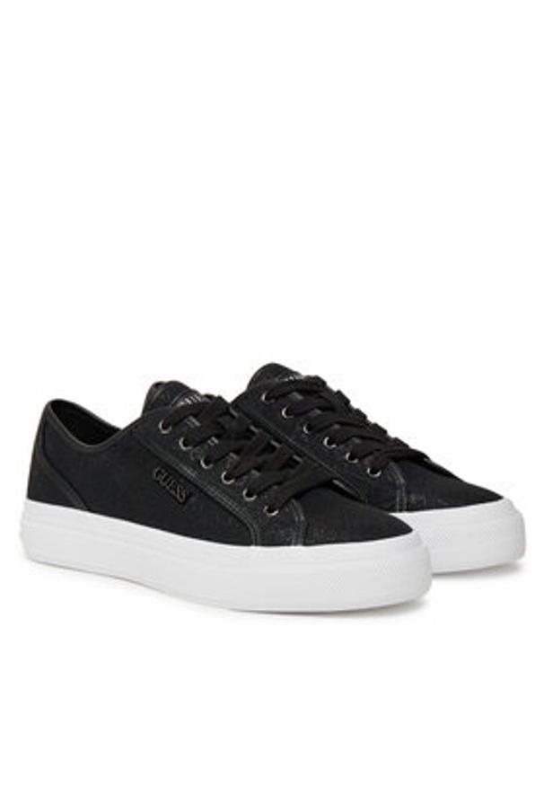 Guess Tenisówki FLTJX9 FAL12 Czarny. Kolor: czarny. Materiał: materiał