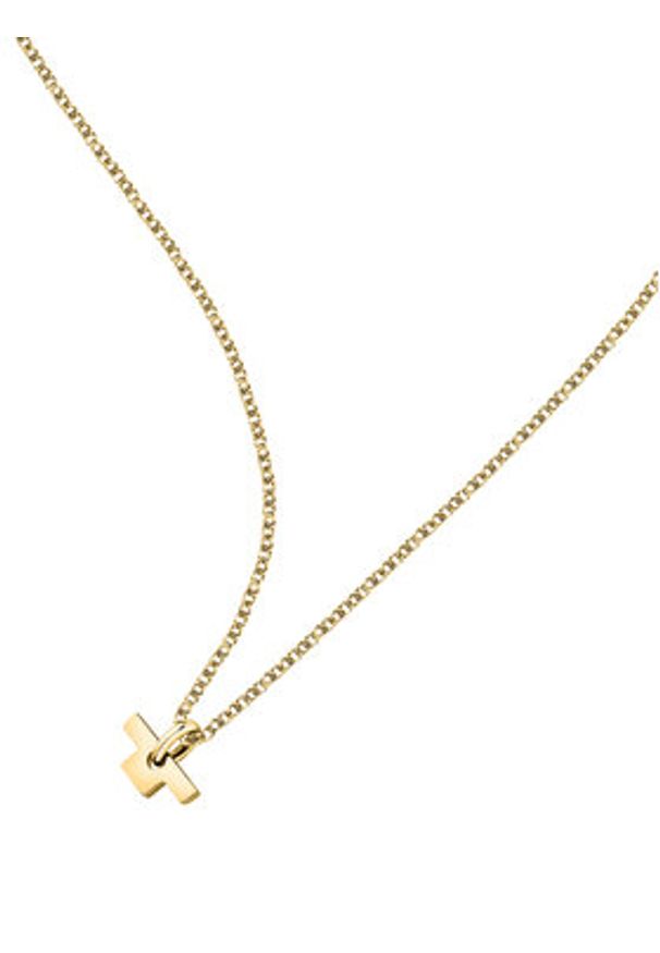 Trussardi Jeans - Trussardi Naszyjnik TJAXC12 Złoty. Materiał: metalowe. Kolor: złoty