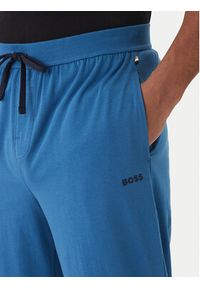 BOSS Spodnie dresowe Mix&Match 50515305 Niebieski Regular Fit. Kolor: niebieski. Materiał: bawełna #3