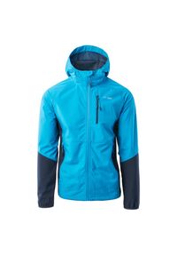 Elbrus - Kurtka Softshellowa Męska Metka Envisat. Kolor: niebieski. Materiał: softshell. Sport: turystyka piesza