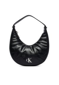 Calvin Klein Torebka Buckle Small Bag LV04F3513G Czarny. Kolor: czarny. Materiał: skórzane #1