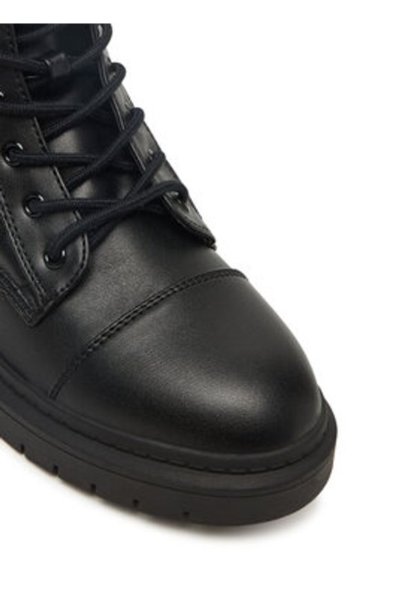 Aldo Trzewiki Goer 14115034 Czarny. Kolor: czarny. Materiał: skóra