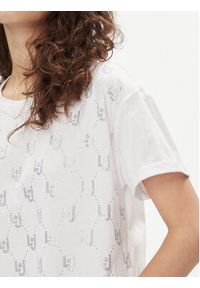 Liu Jo T-Shirt MA4326 J5904 Biały Relaxed Fit. Kolor: biały. Materiał: bawełna #2
