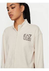 EA7 Emporio Armani Dres 6DTV55 TJZCZ 27BR Beżowy Regular Fit. Kolor: beżowy. Materiał: bawełna #5