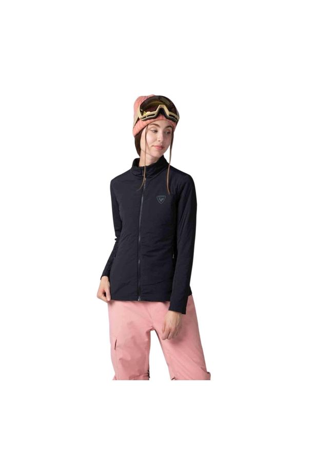 Kurtka narciarska Rossignol damska W Opside JKT czarna. Kolor: czarny. Sezon: zima. Sport: narciarstwo