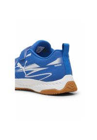 Puma - Buty do sportów halowych dziecięce PUMA Varion II V Jr. Kolor: biały, wielokolorowy, beżowy, niebieski