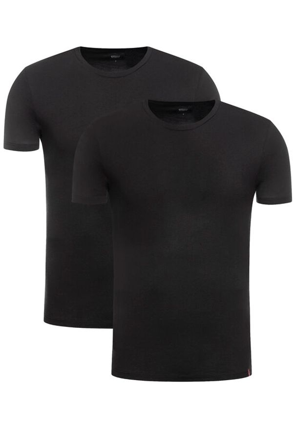 Levi's® Komplet 2 t-shirtów 79541-0001 Czarny Slim Fit. Kolor: czarny. Materiał: bawełna