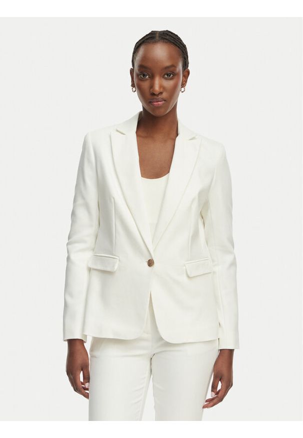 Morgan Marynarka 222-VLIME.F Biały Regular Fit. Kolor: biały. Materiał: syntetyk