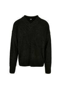 Sweter z dekoltem w kształcie litery V Urban Classics. Typ kołnierza: dekolt w kształcie V. Kolor: czarny #1