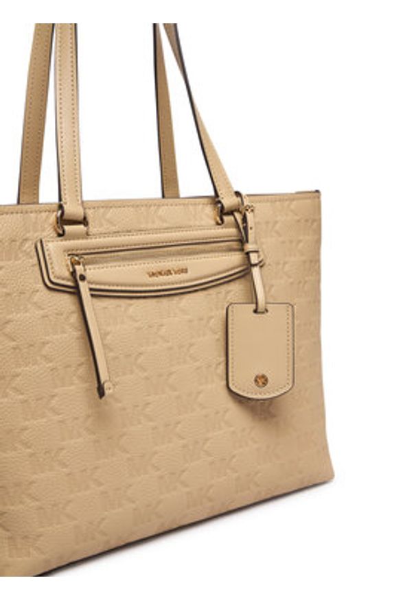 MICHAEL Michael Kors Torebka 30S6GTVT6B Beżowy. Kolor: beżowy. Materiał: skórzane