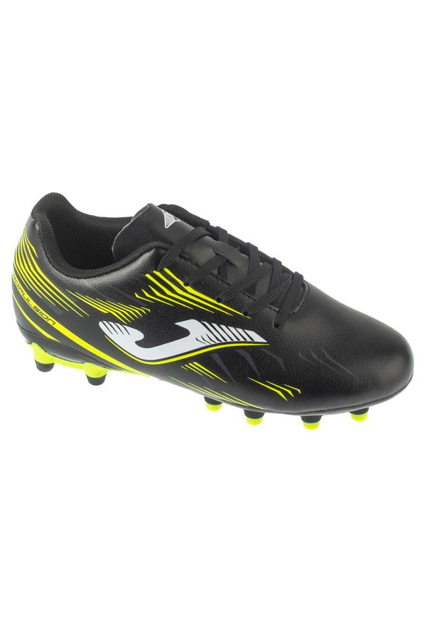 Joma - Buty piłkarskie korki chłopięce, Propulsion Jr 25 PRJW FG. Kolor: czarny. Sport: piłka nożna