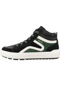 Geox - Buty GEOX J WEEMBLE Zielony. Kolor: czarny, zielony, wielokolorowy. Sport: turystyka piesza